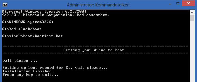USB boot